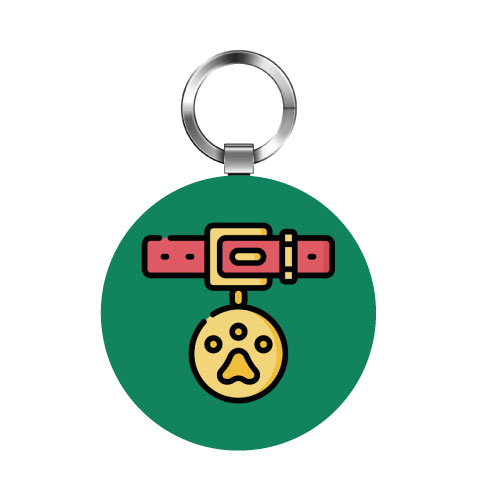 Placa de identificación inteligente con código QR para mascotas - Collar - Imagen 2